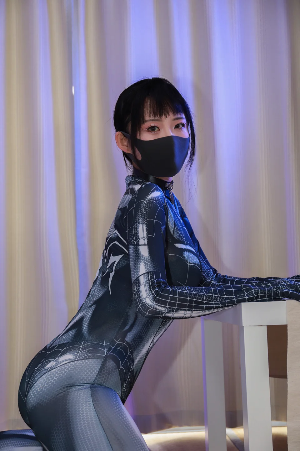 李佳 - No.013 黑蜘蛛制服 [52P-240MB] tg@simisebaisi 【丝足阁】004.webp